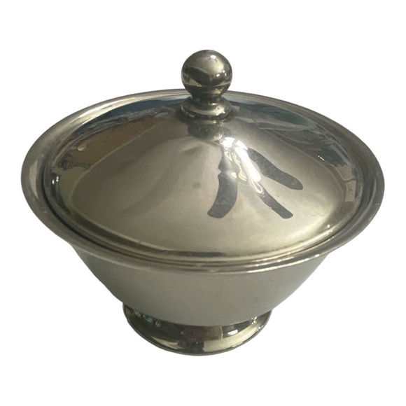 VINTAGE 17 PC. GOLD/SILVER DEMITASSE ESPRESSO SET TRAY, PORCELAIN CUPS & SPOONS - Picture 3 of 15